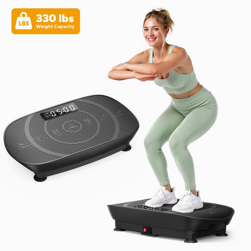 Slim Vibration Plate for Full-Body Workout & Lymphatic Drainage – Home Fitness Machine