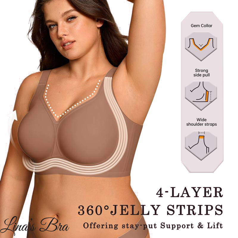 Lina's All-Day Support Wirefree Bra (3-Pack)