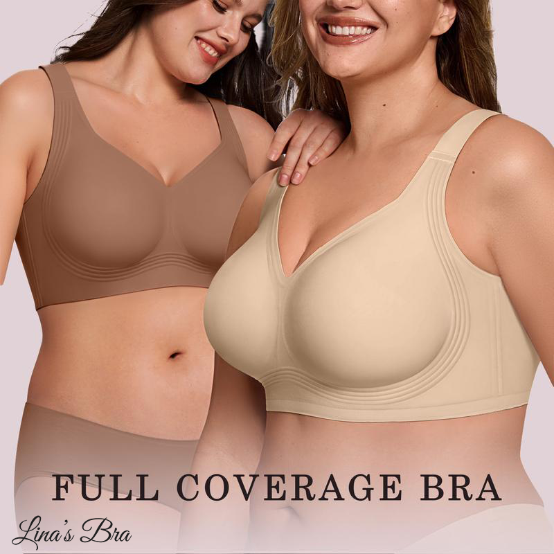 Lina's All-Day Support Wirefree Bra (3-Pack)