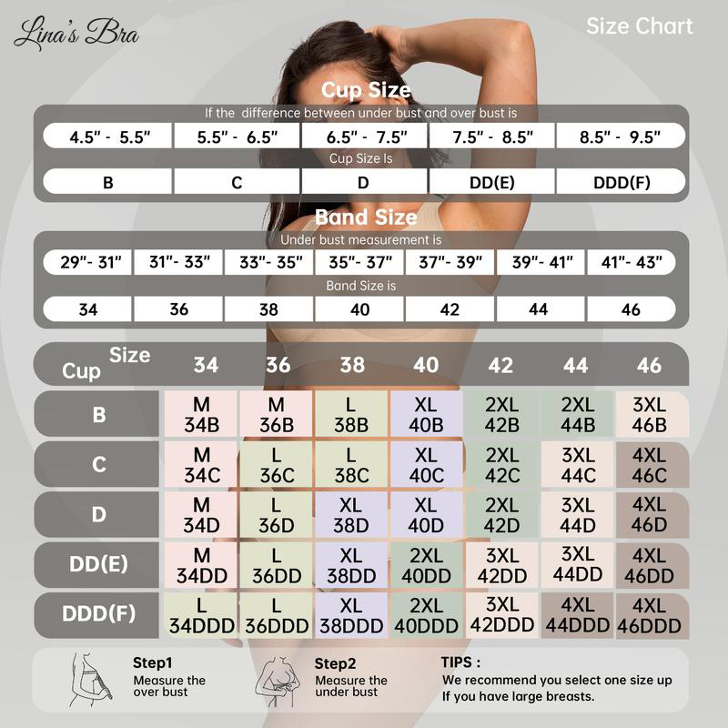 Lina's All-Day Support Wirefree Bra (3-Pack)