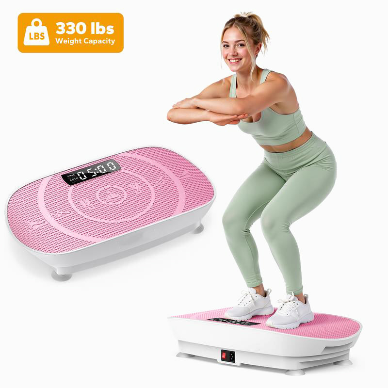 Slim Vibration Plate for Full-Body Workout & Lymphatic Drainage – Home Fitness Machine